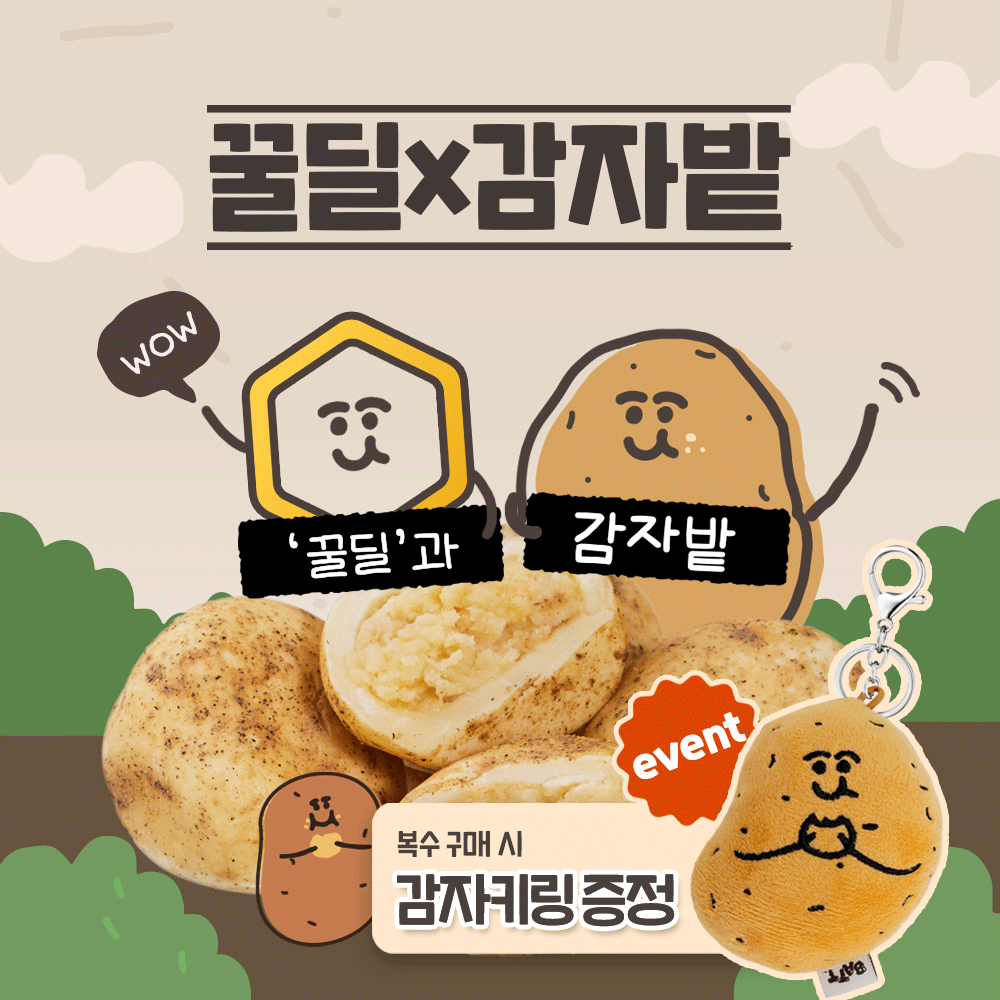 [꿀딜 X 감자밭] 줄 서서 먹는 춘천 카페 감자밭 원조 감자빵